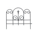 Panacea Garden Edge W/Finial Blk 89382